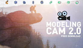 Modeling Cam 三维摄像机图片投射插件 V2.0 Cinema 4D