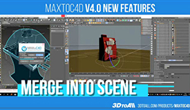 MAXtoC4D 3D Max 模型导入C4D插件v4.01 R15 – R19
